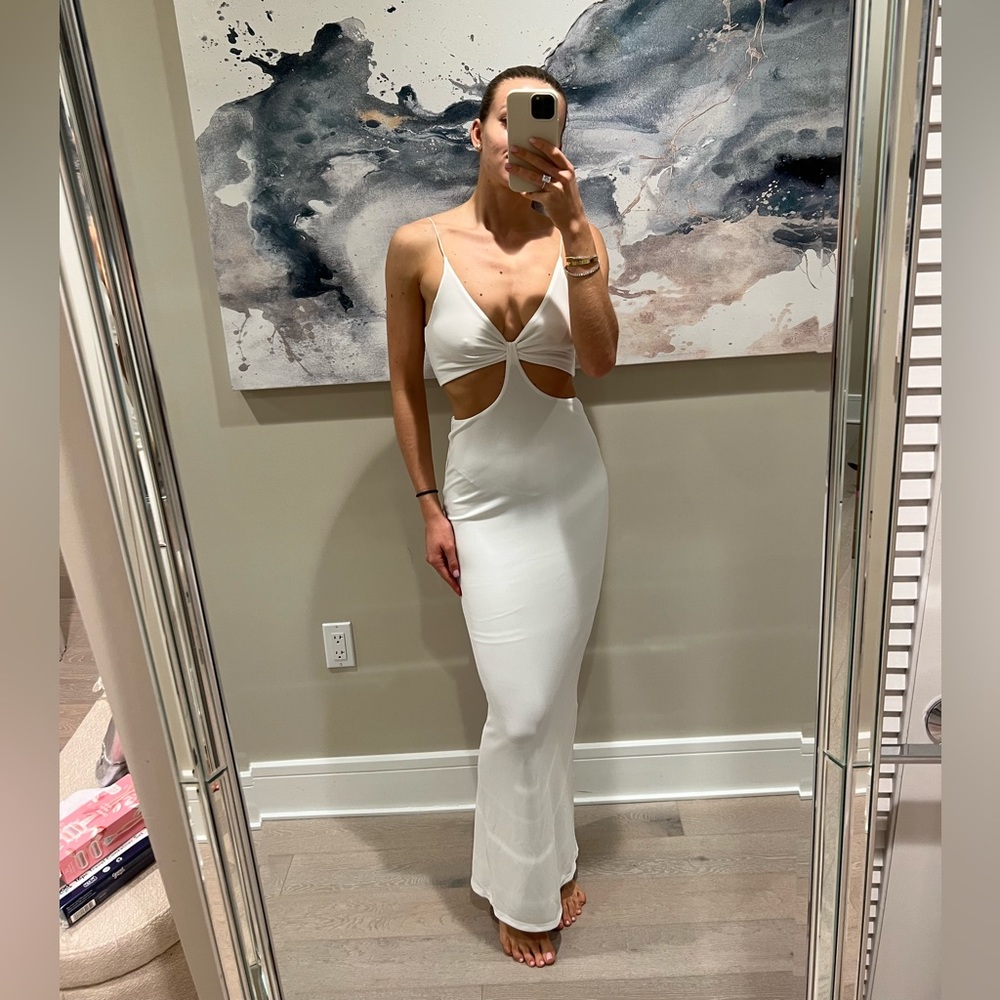Alice and Olivia White cut out dress- new with tags